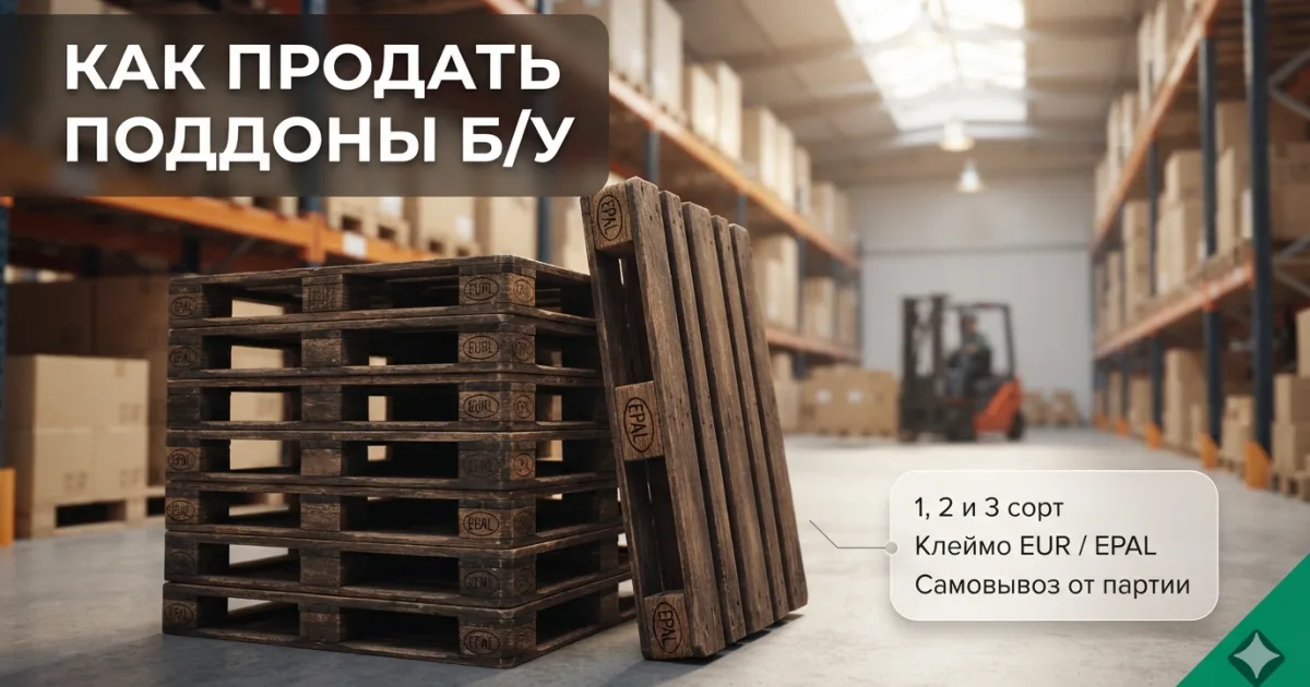 Как продать поддоны б/у — сорта, цена и на что смотрит приёмщик