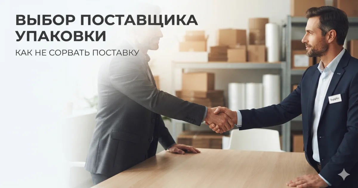 Как выбрать поставщика упаковки и не сорвать поставку