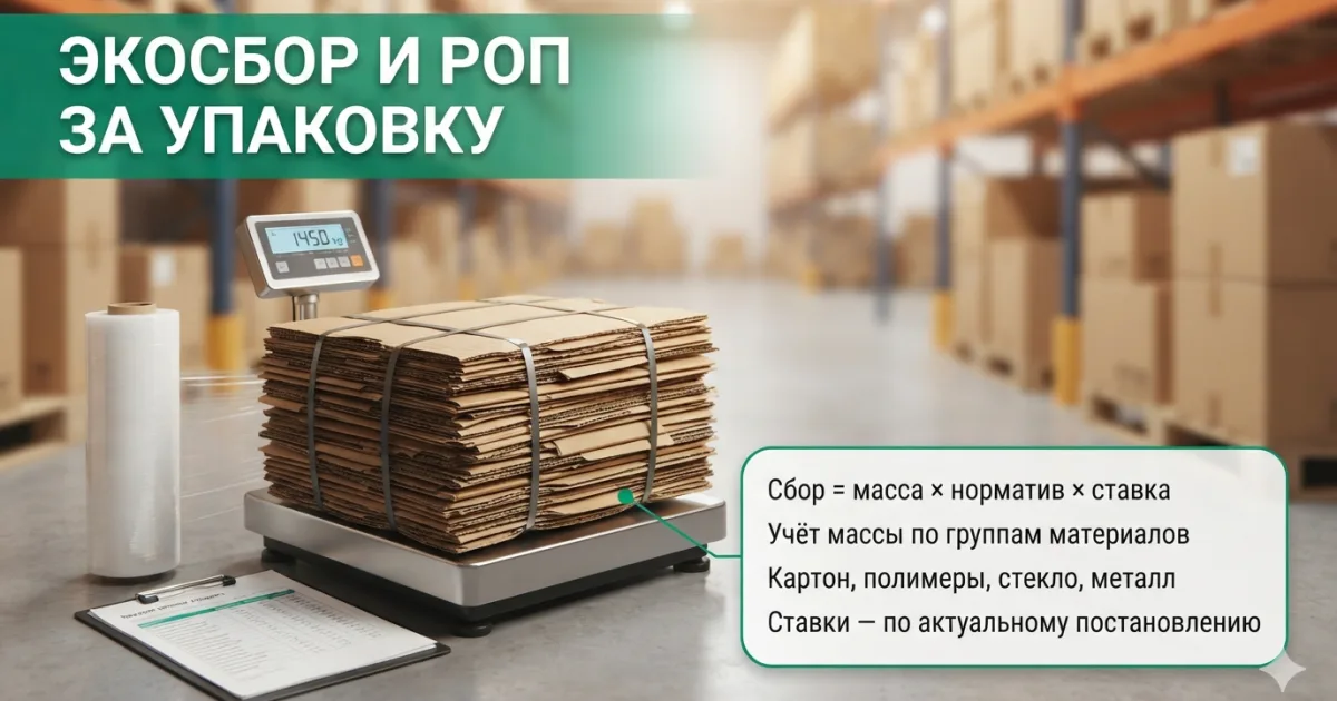 Экосбор и РОП за упаковку: как считать