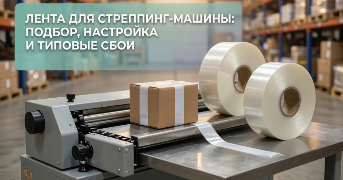 Лента для стреппинг-машины: подбор, настройка и типовые сбои